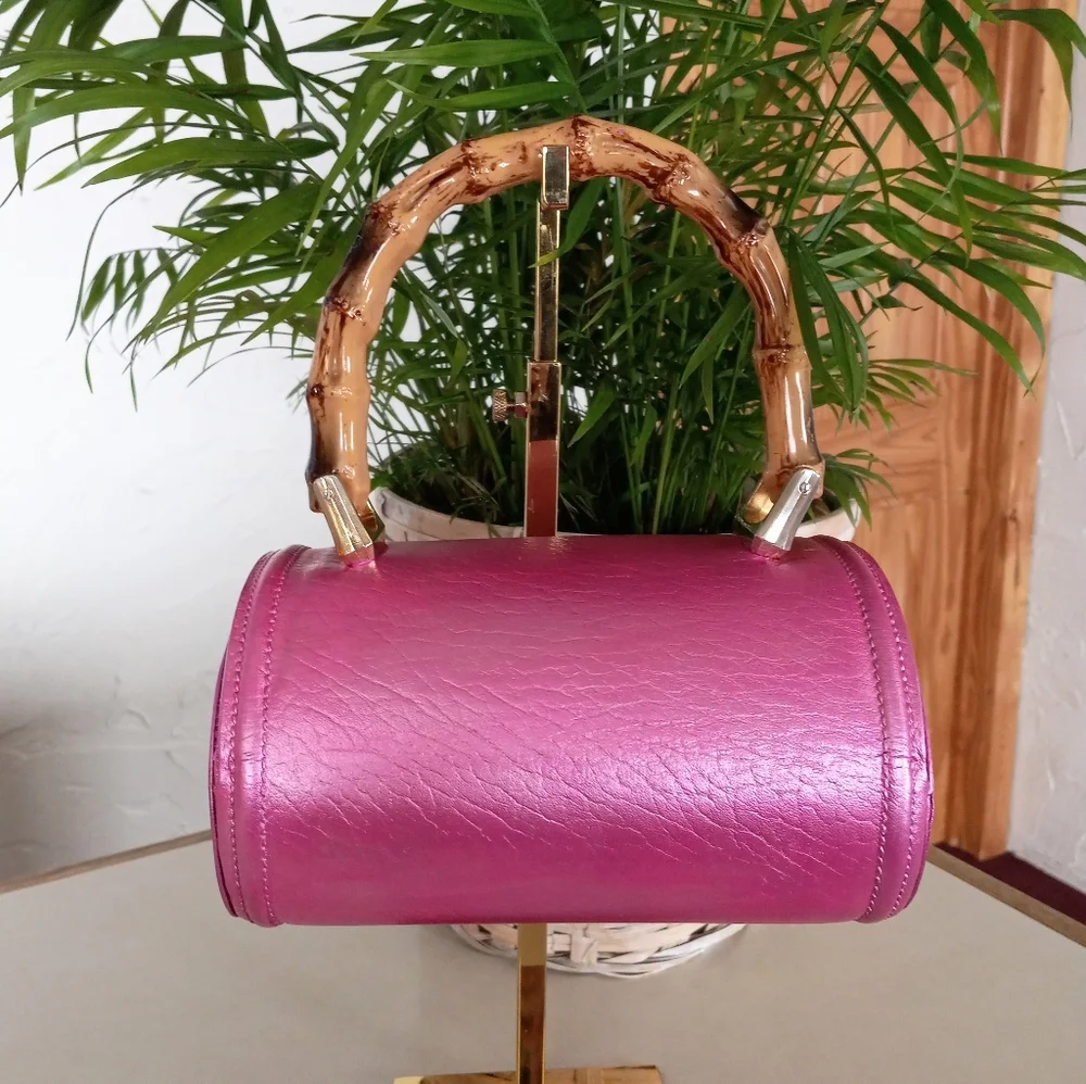 Coblentz Leather, Vintage 1960’s Purse, Made in Italy So cute & leather painted